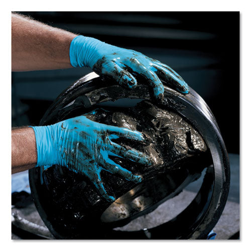 G10 Blue Nitrile Gloves, Powder-free, Blue, 242 Mm Length, Medium, 100-box