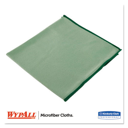 Microfiber Cloths, Reusable, 15 3-4 X 15 3-4, Green, 6-pack