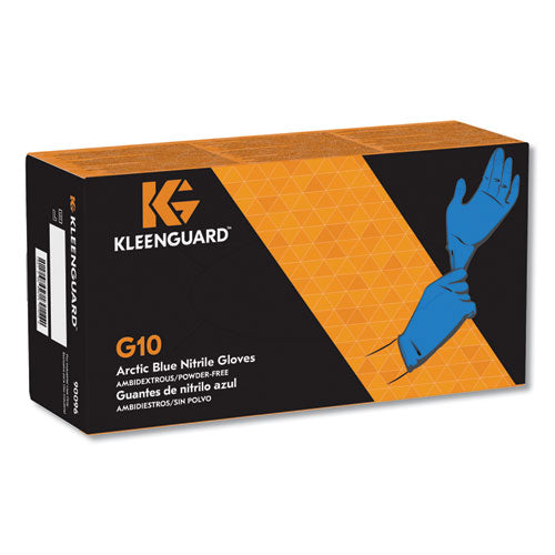 G10 Nitrile Gloves, Artic Blue, Small, 200-box