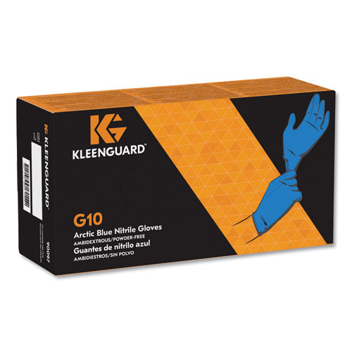 G10 Nitrile Gloves, Artic Blue, Medium, 200-box