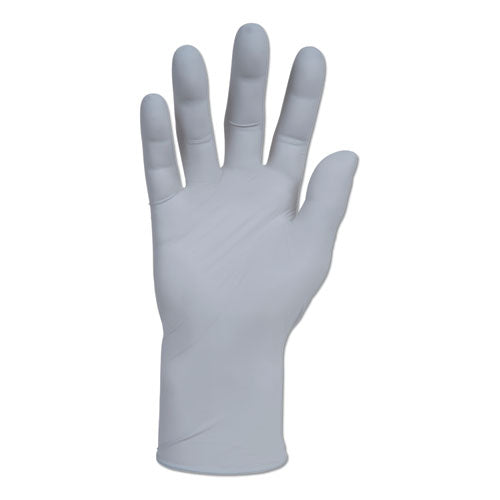 G10 Nitrile Gloves, 250 Mm Length, Large, Gray