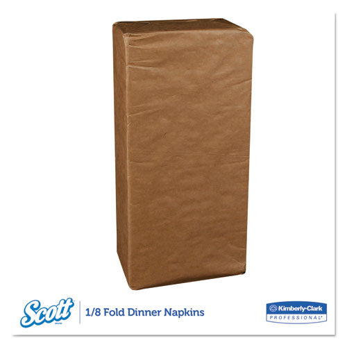 1-8-fold Dinner Napkins, 2-ply, 17 X 14 63-100, White, 250-pack, 12 Packs-carton