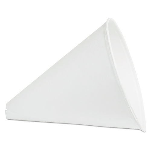 Paper Cone Funnels, 10 Oz, White, 1000-carton