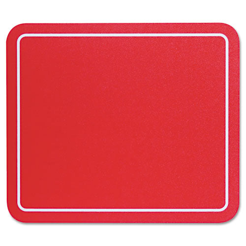 Optical Mouse Pad, 9 X 7-3-4 X 1-8, Red