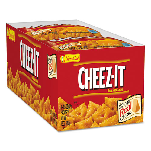 Cheez-it Crackers, 1.5 Oz Bag, Reduced Fat, 60-carton