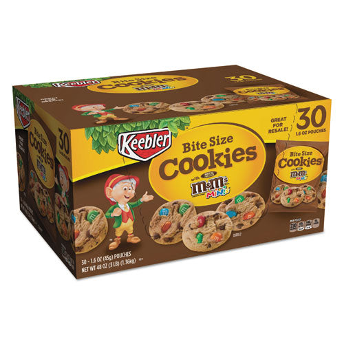 Mini Cookies, Fudge Stripes, 2 Oz Snack Pack, 8-box