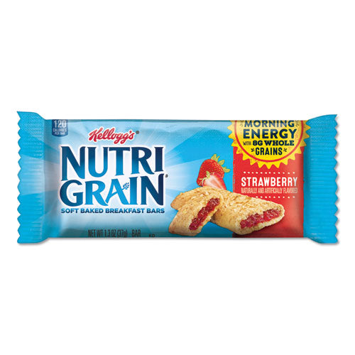 Nutri-grain Soft Baked Breakfast Bars, Raspberry, Indv Wrapped 1.3 Oz Bar, 16-box