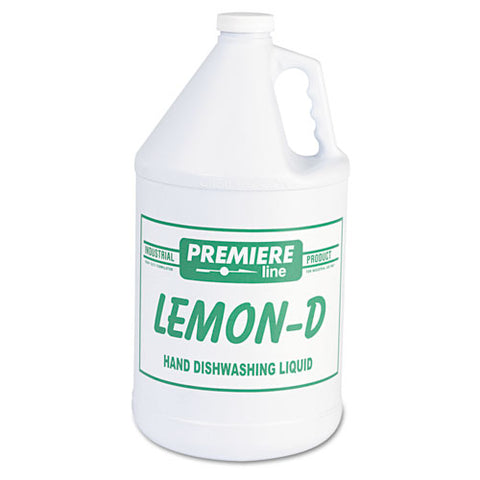 Lemon-d Dishwashing Liquid, Lemon, 1gal, Bottle, 4-carton