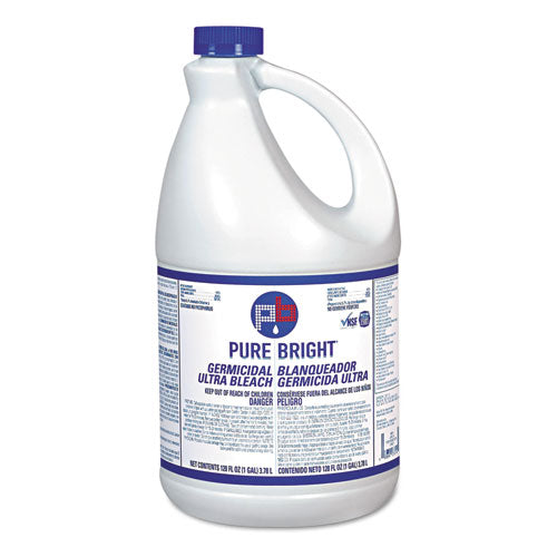 Liquid Bleach, 1 Gal Bottle, 3-carton