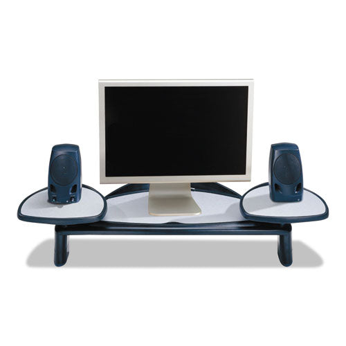 Flat Panel Monitor Station, 22 3-4 X 12 1-4 X 2 1-2 To 4 1-2, Black