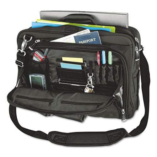 Contour Pro 17" Laptop Carrying Case, Nylon, 17 1-2 X 8 1-2 X 13, Black
