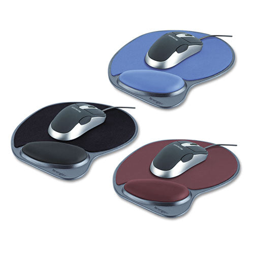 Memory Foam Mouse Pad Wrist Pillow, Black
