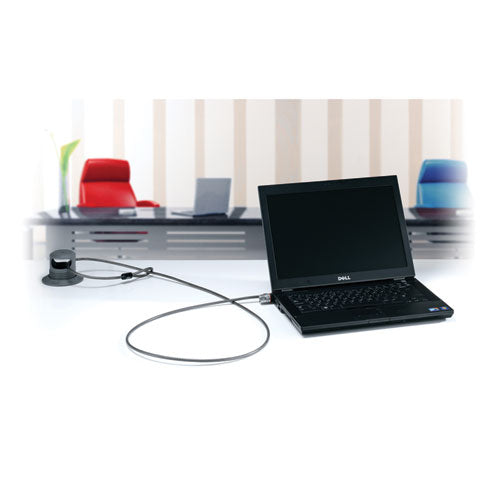 Laptop Computer Microsaver Security Cable W-lock, White Cable, Two Keys