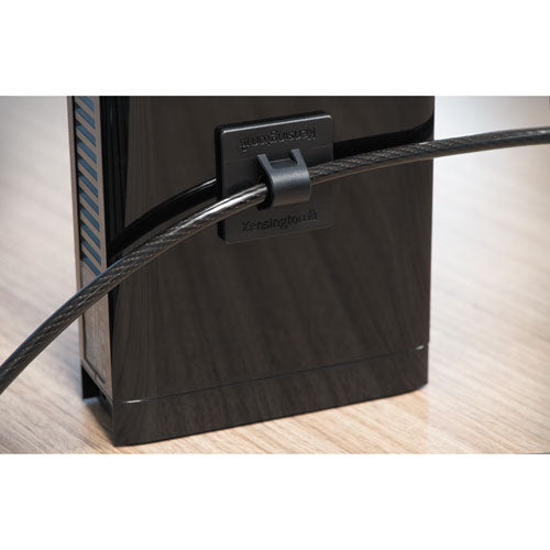 Desktop And Peripherals Locking Kit 2.0, 8ft Carbon Steel Cable