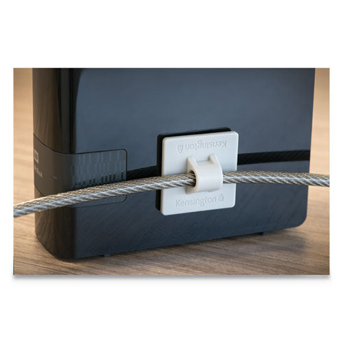 Desktop And Peripherals Locking Kit, 8ft Steel Cable, Two Keys