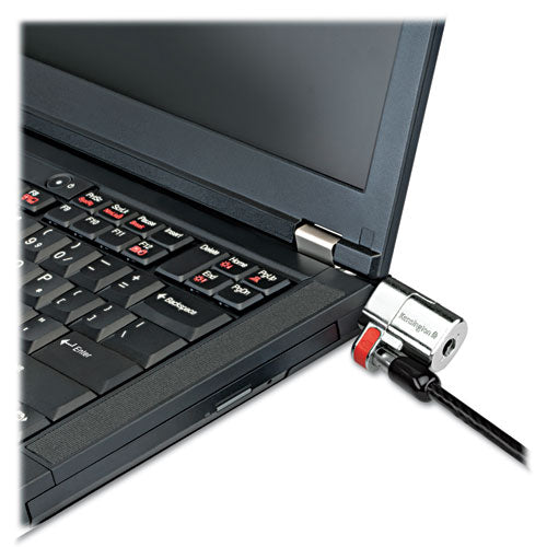 Clicksafe Keyed Laptop Lock, 5ft Cable, Black