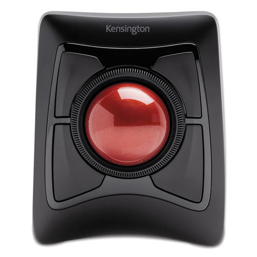 Expert Mouse Wireless Trackball, 2.4 Ghz Frequency-30 Ft Wireless Range, Left-right Hand Use, Black