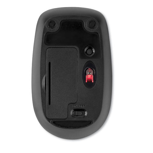 Pro Fit Bluetooth Mobile Mouse, 2.4 Ghz Frequency-26.2 Ft Wireless Range, Left-right Hand Use, Black