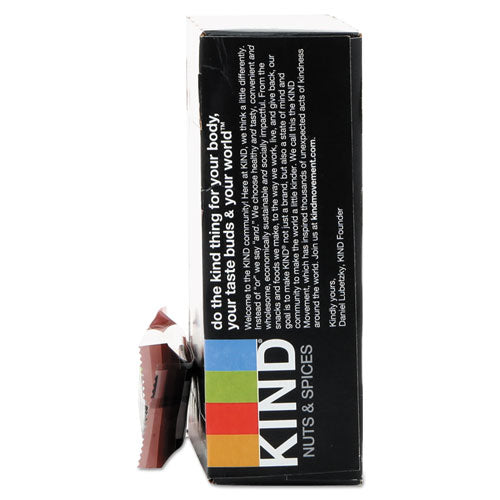 Nuts And Spices Bar, Dark Chocolate Cinnamon Pecan, 1.4 Oz, 12-box