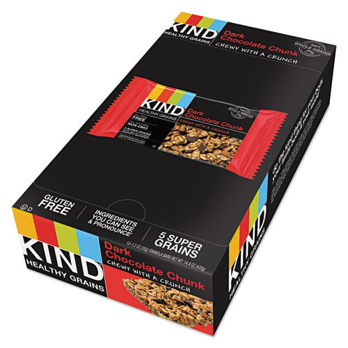 Healthy Grains Bar, Dark Chocolate Chunk, 1.2 Oz, 12-box