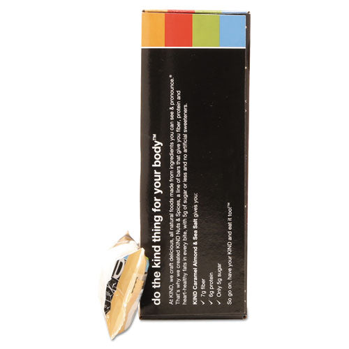 Nuts And Spices Bar, Caramel Almond And Sea Salt, 1.4 Oz Bar, 12-box