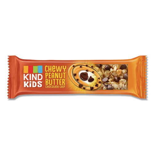 Kids Bars, Chewy Peanut Butter Chocolate Chip, 0.81 Oz, 6-pack
