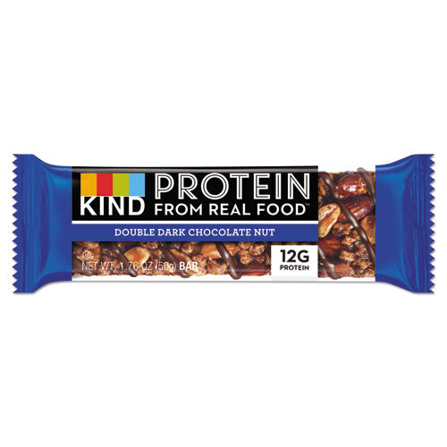 Protein Bars, Double Dark Chocolate, 1.76 Oz, 12-pack