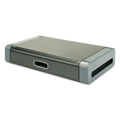 Monitor Riser, 19 X 11 X 4, Black-gray