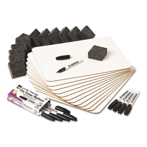 Lapboard Class Pack, Dry Erase Boards, 9 X 12, White, 12-kt