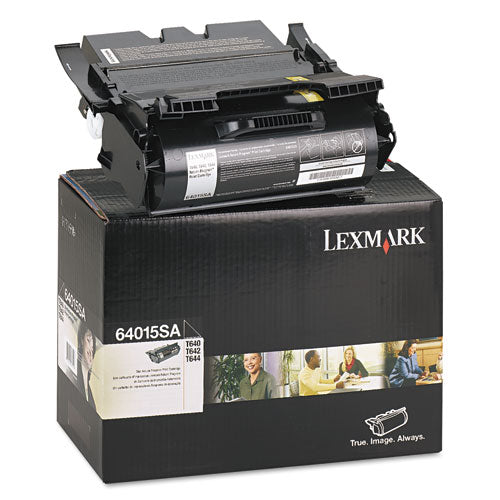 64015sa Return Program Toner, 6000 Page-yield, Black