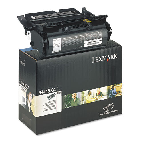 64415xa (t644) Return Program Extra High-yield Toner, 32000 Page-yield, Black