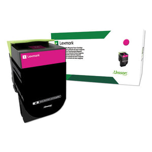 80c1hm0 Return Program High-yield Toner, 3000 Page-yield, Magenta