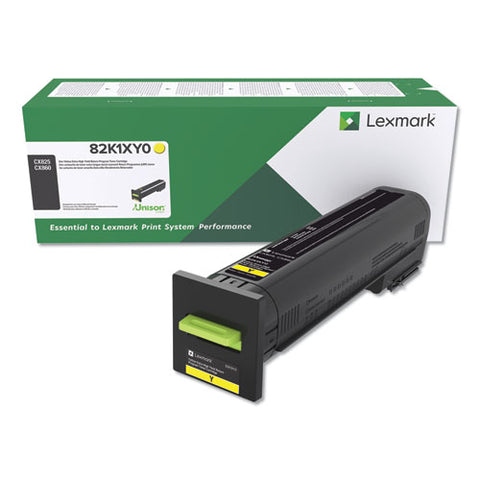 82k1xy0 (cx825) Return Program Extra High-yield Toner, Yellow