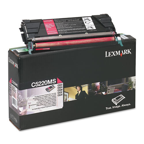 C5220ms Return Program Toner, 3000 Page-yield, Magenta