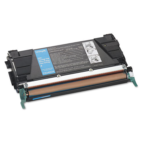 C5240ch Return Program High-yield Toner, 5000 Page-yield, Cyan