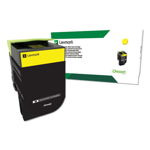 C544x4yg (c544) Return Program Extra High-yield Toner, Yellow
