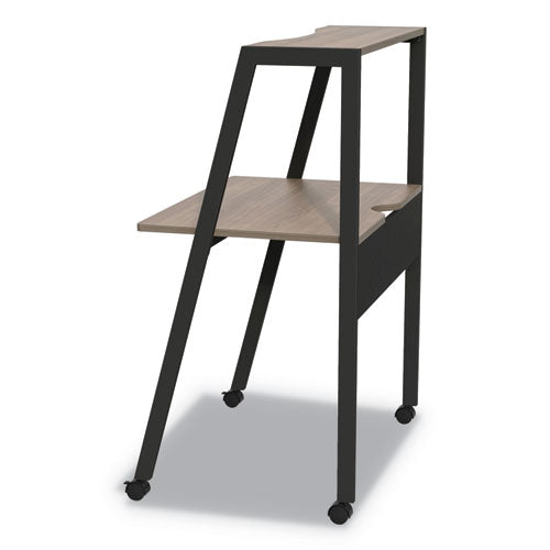 Kompass Flexible Home-office Desk, 33w X 23.4d X 48h, Mocha