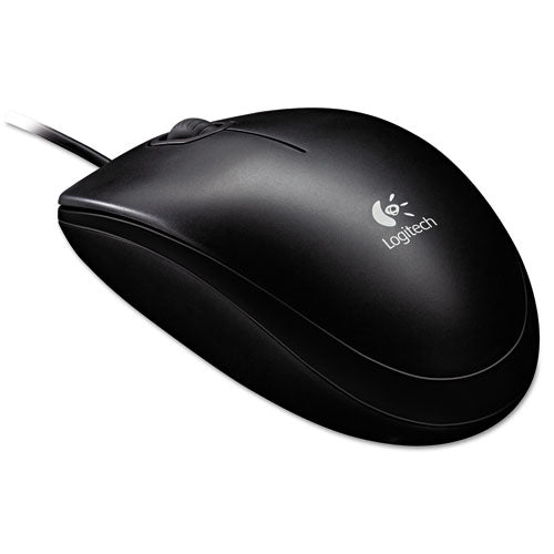 B100 Optical Usb Mouse, Usb 2.0, Left-right Hand Use, Black
