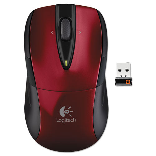M525 Wireless Mouse, 2.4 Ghz Frequency-33 Ft Wireless Range, Left-right Hand Use, Red