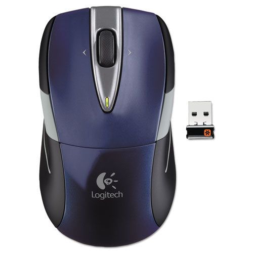 M525 Wireless Mouse, 2.4 Ghz Frequency-33 Ft Wireless Range, Left-right Hand Use, Blue