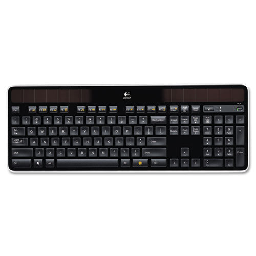 K750 Wireless Solar Keyboard, Black