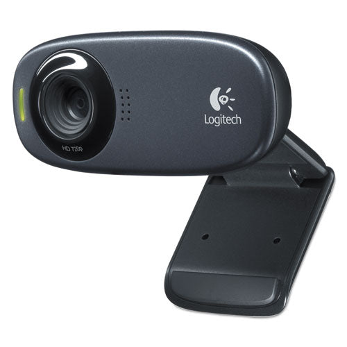 C310 Hd Webcam, 1280 Pixels X 720 Pixels, 1 Mpixel, Black