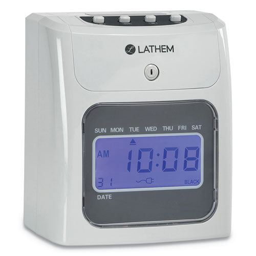 400e Top-feed Time Clock Bundle, White