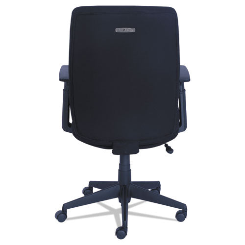 Baldwyn Series Mid Back Task Chair, Supports Up To 275 Lbs., Black Seat-black Back, Black Base