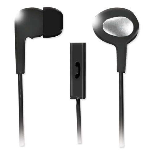 In-ear Buds With Built-in Microphone, Black