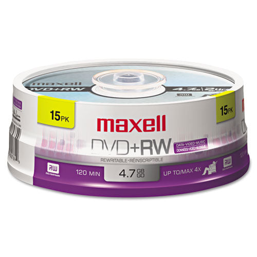 Dvd+rw Discs, 4.7gb, 4x, W-jewel Cases, Silver, 5-pack