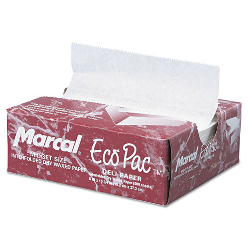 Eco-pac Interfolded Dry Wax Paper, 6 X 10 3-4, White, 500-pack, 12 Packs-carton