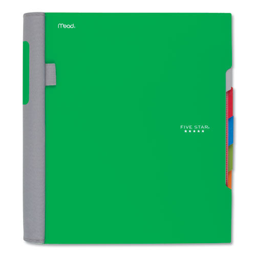 Advance Wirebound Notebook, 5 Subjects, Medium-college Rule, Assorted Color Covers, 11 X 8.5, 200 Sheets