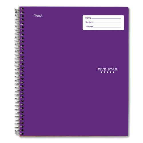 Interactive Notebook, 1 Subject, Wide Rule, Assorted Cover Colors, 11 X 8.5, 100 Sheets