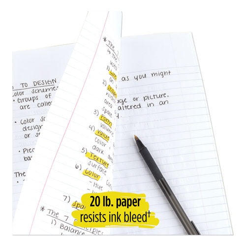 Reinforced Filler Paper, 3-hole, 8.5 X 11, College Rule, 100-pack